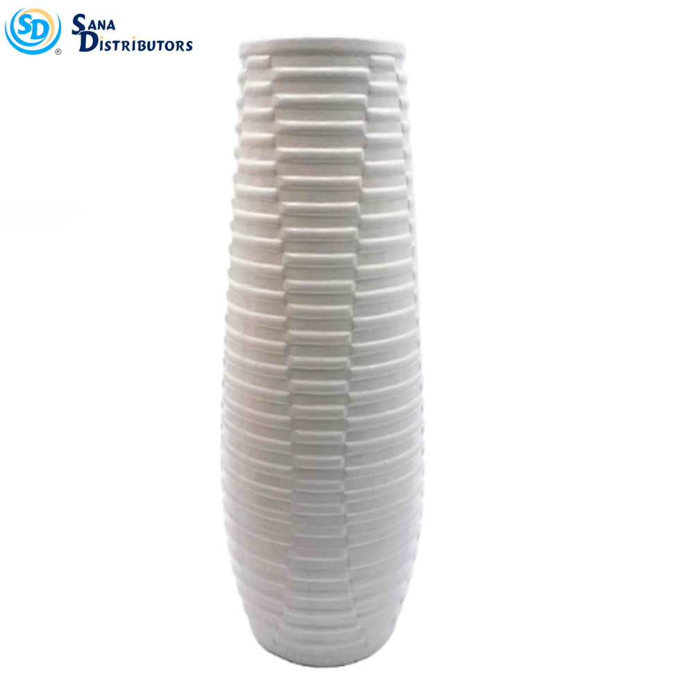 Porcelain Vase 1801w- White