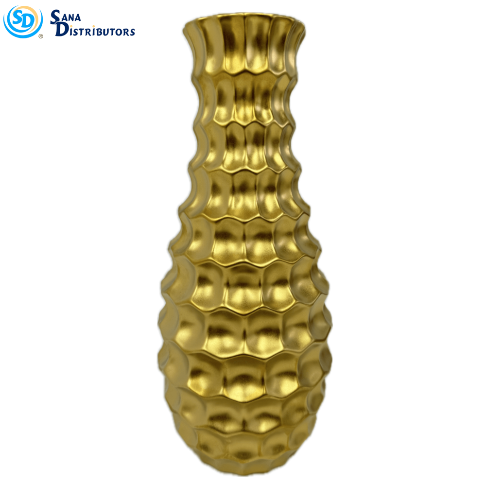 Porcelain Vase- Gold