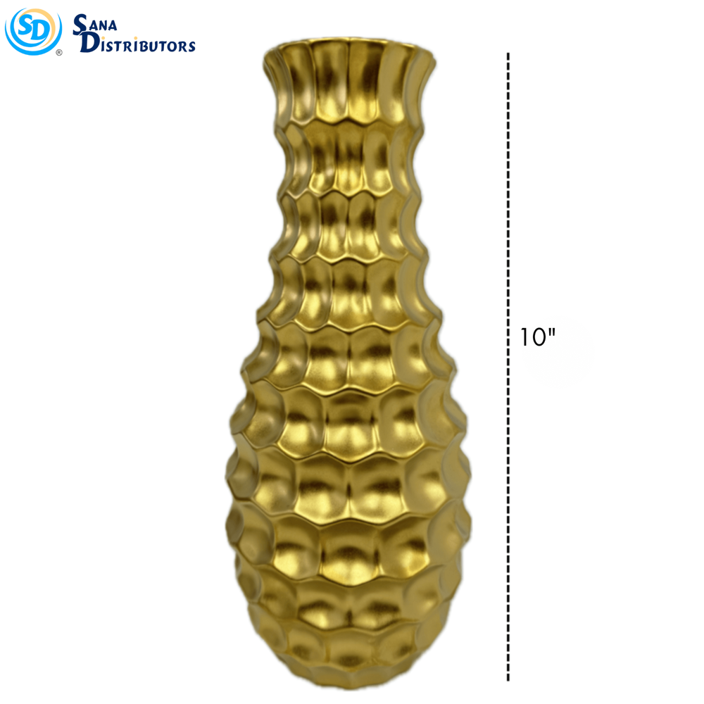Porcelain Vase- Gold