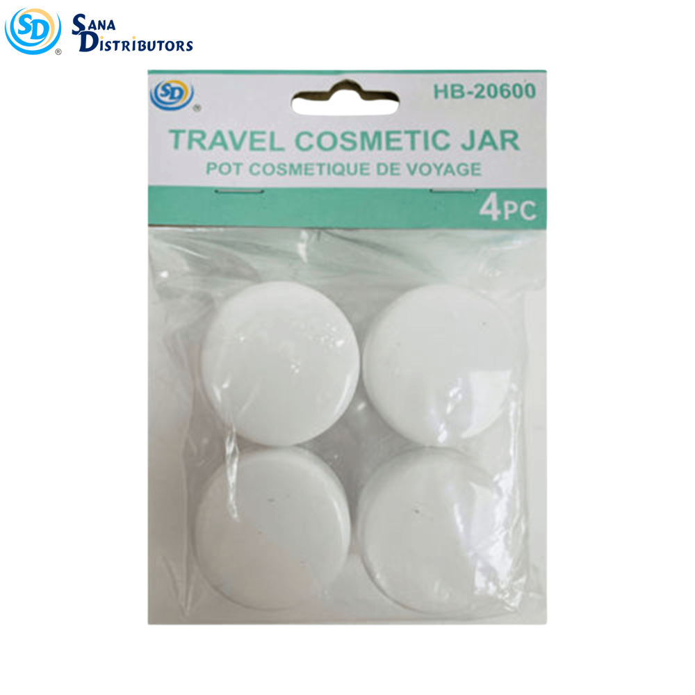 4 Pcs Travel Cosmetic Jar