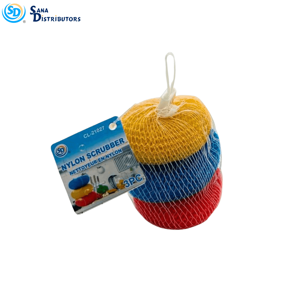 Sd Nylon Scrubber 3pcs