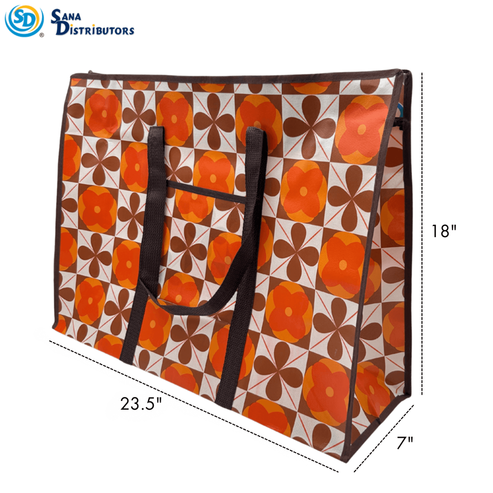 Reusable Handbags- Assorted Designs 23.5" x 7" x 18"