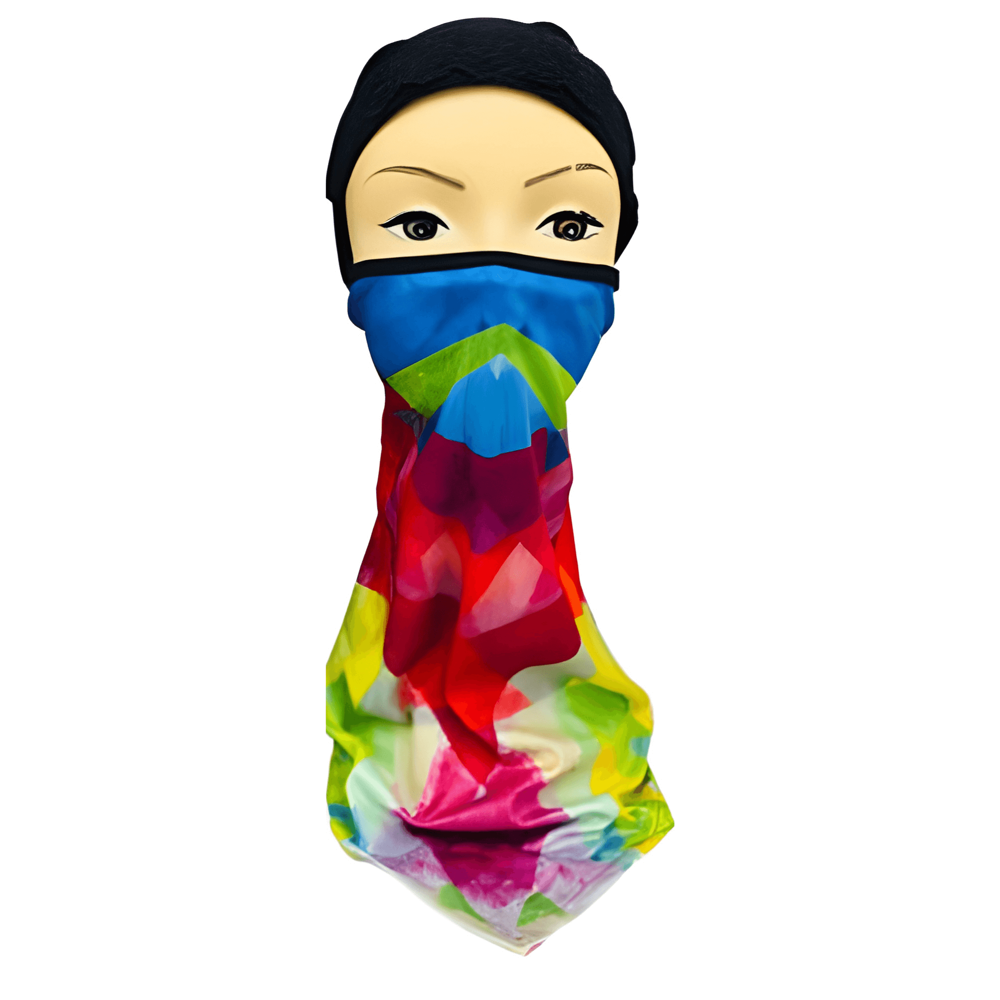 Washable- Face Mask-scarf Neck Gaiter Assorted 1pc
