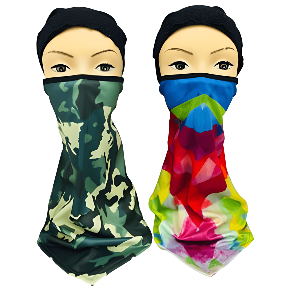 Washable- Face Mask-scarf Neck Gaiter Assorted 1pc