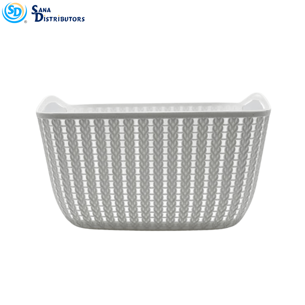 Sd Plastic Storage Basket 11"x6.5"x8"
