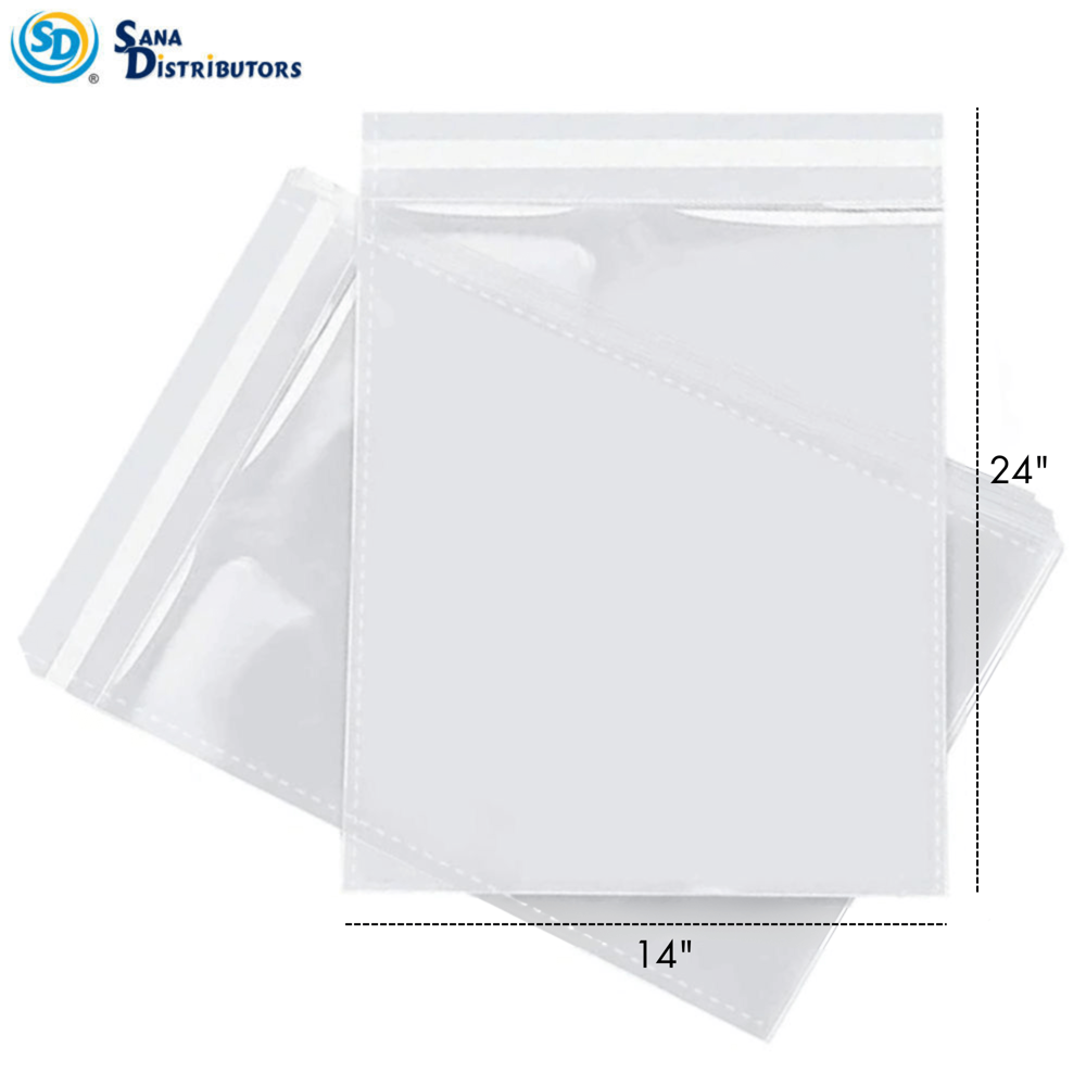 Sd Clear Packing Bags [24" x 14"] 100pcs ($0.14 per Unit)