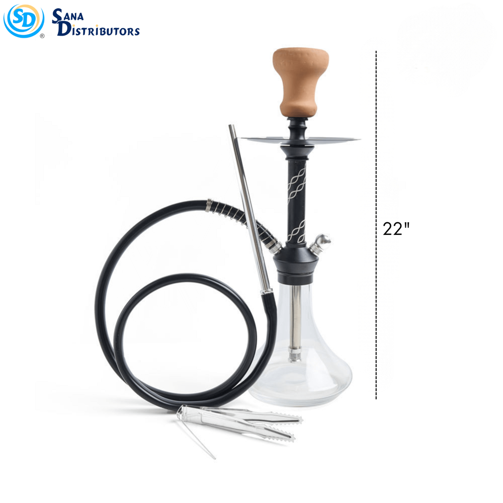 Glass Hookah 22" ws17c