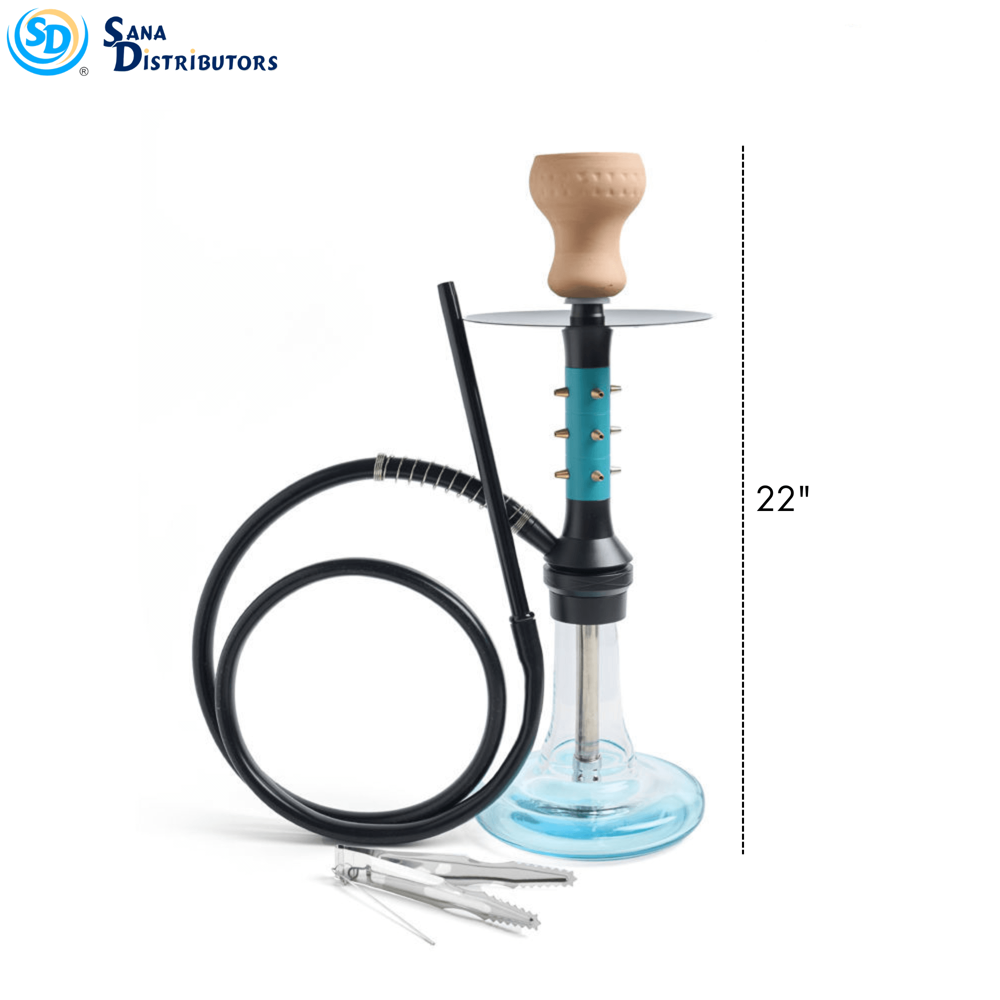 Glass Hookah 22"