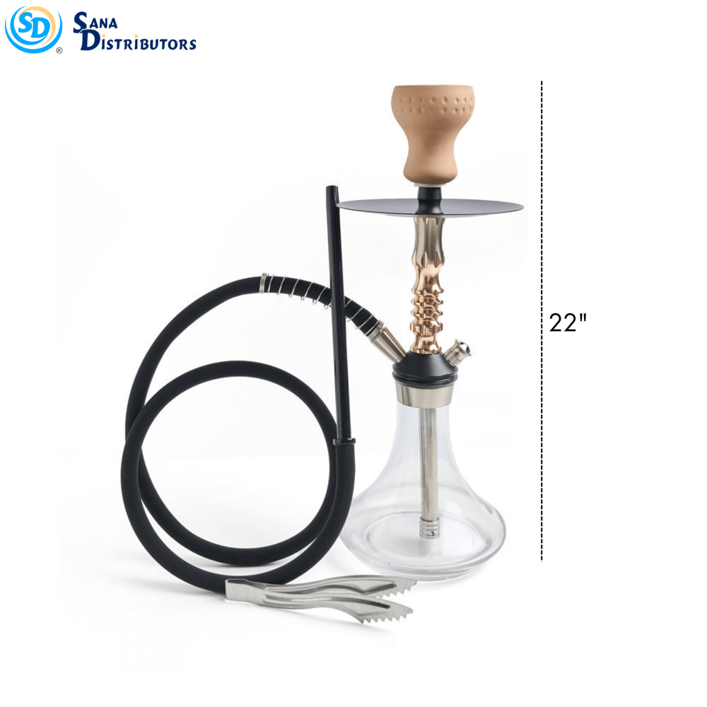 Glass Hookah 22" ws264c