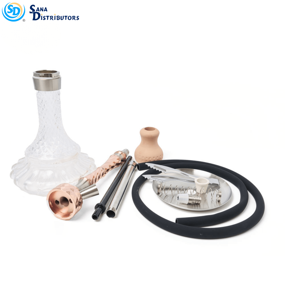Glass Hookah 22" w123c