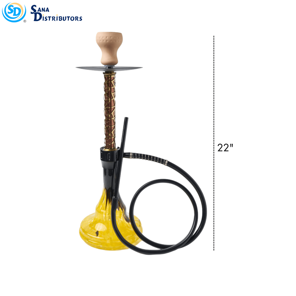 Glass Hookah 22"