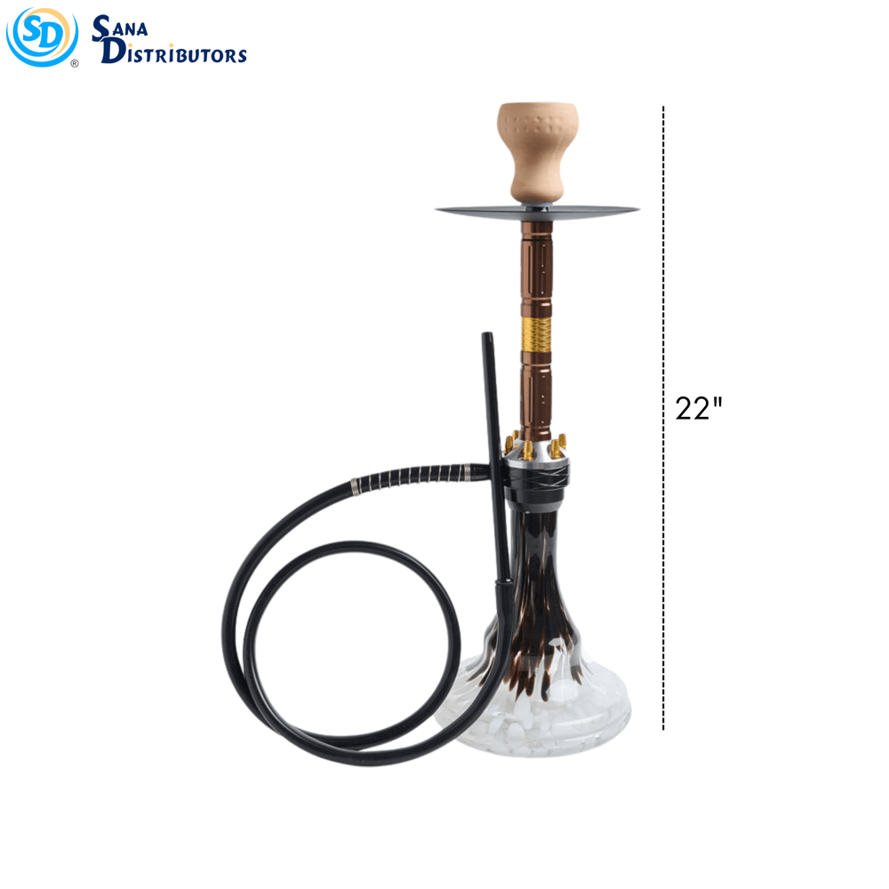 Glass Hookah 22"