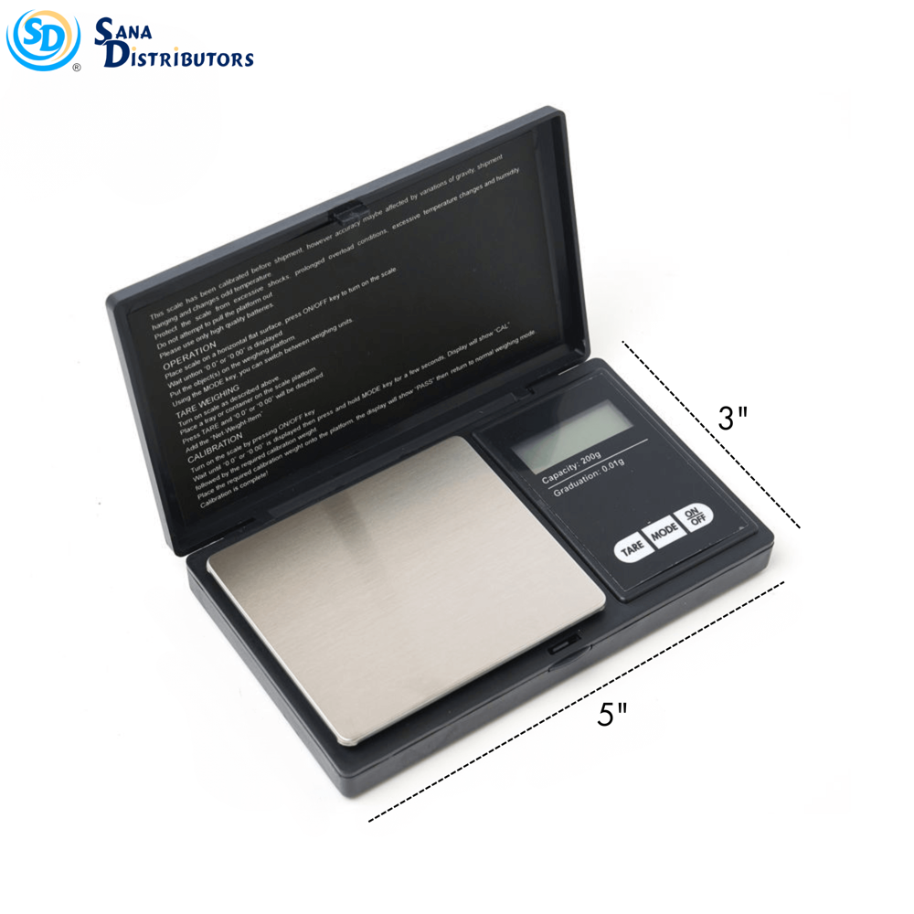 Digital Mini Scale 200 g x0.01g (5" x 3")