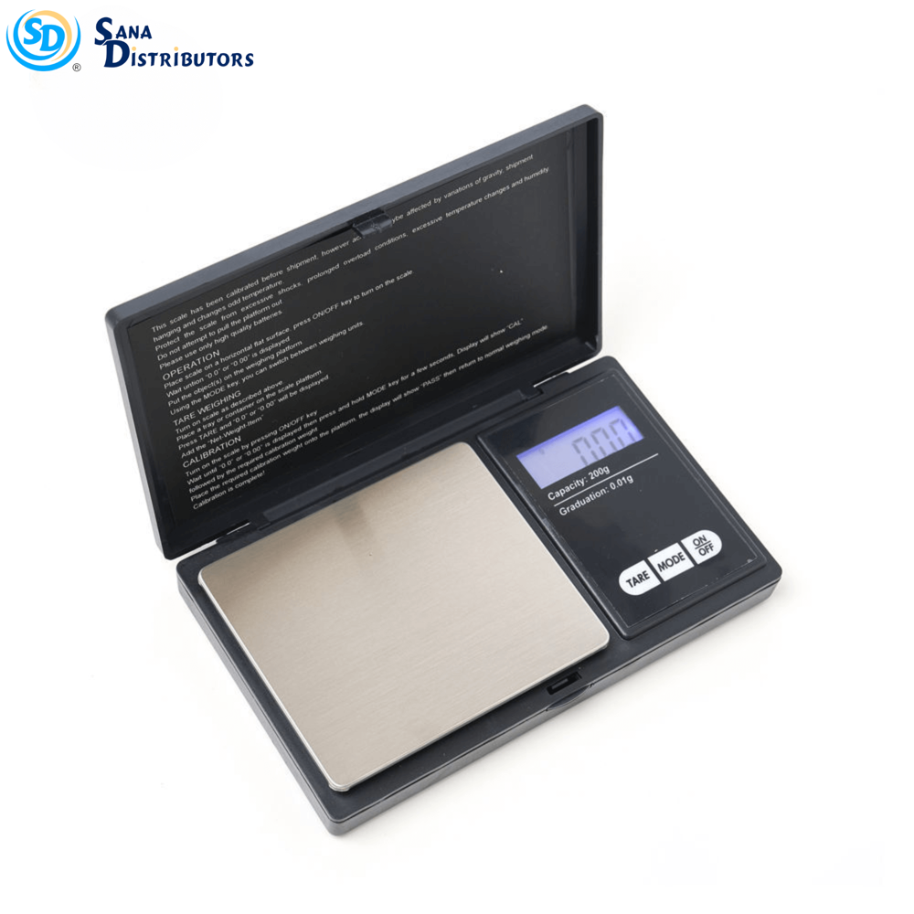 Digital Mini Scale 200 g x0.01g (5" x 3")