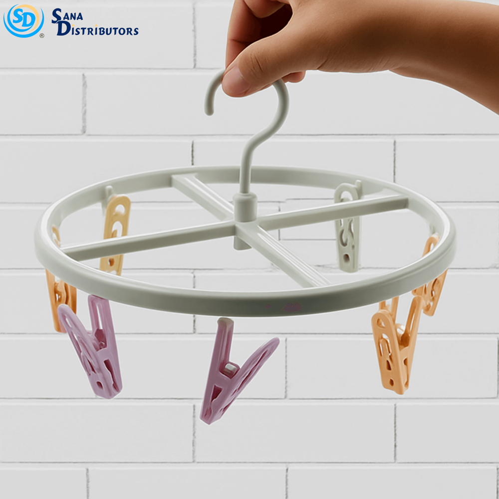 Round Clothes Pin Dryer
