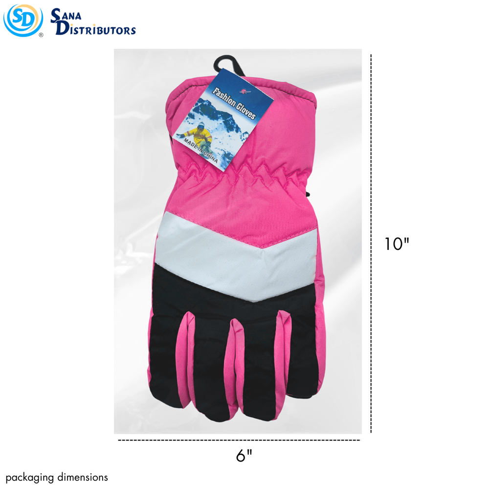 Ladies Winter Gloves - Assorted Colours