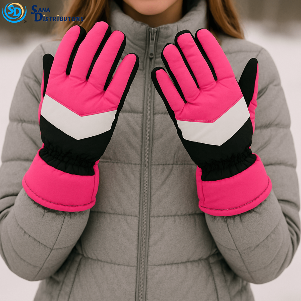 Ladies Winter Gloves - Assorted Colours
