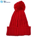 Sd Ladies Hat W/pompom & Fold