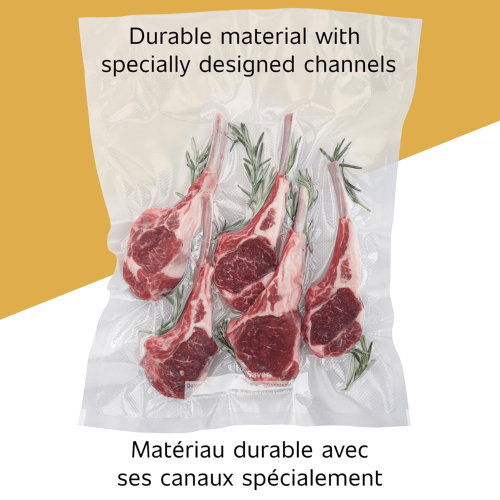 Foodsaver Bags 5 Rolls - 36 Bags [8" x 20ft]