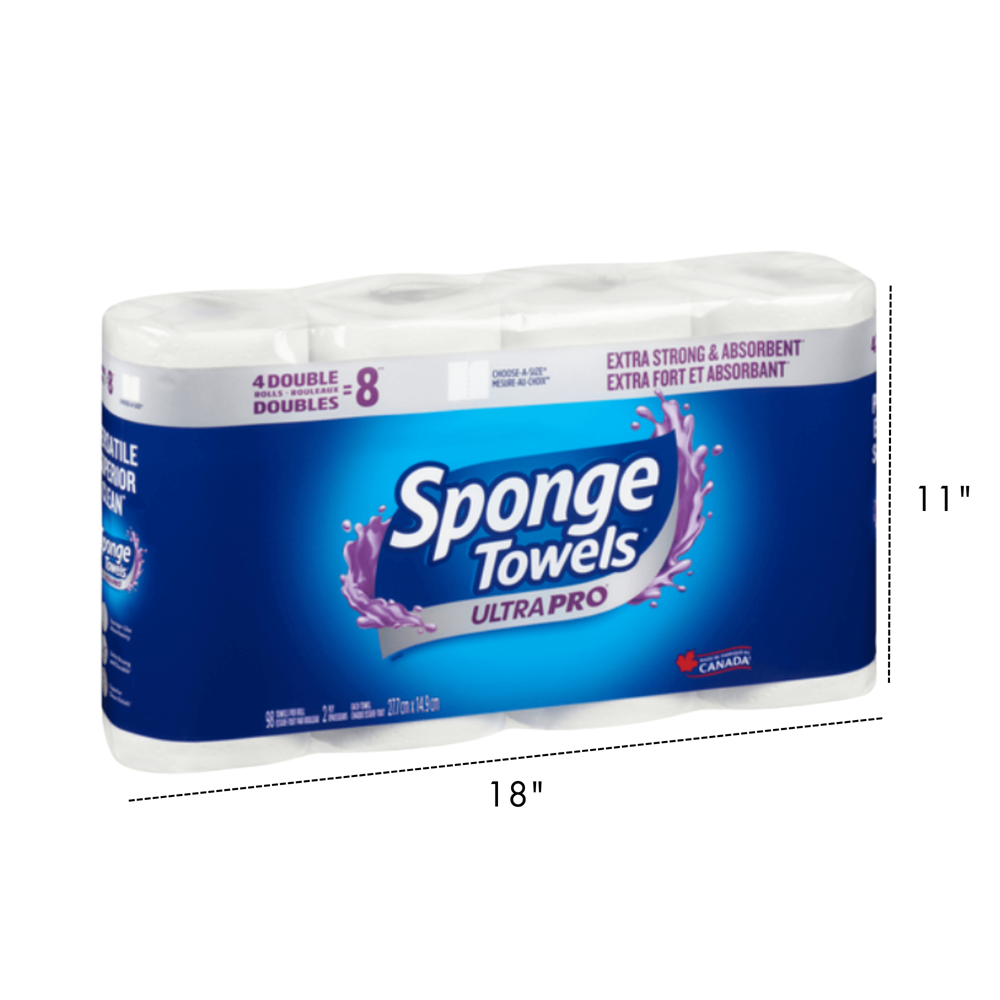 Sponge Towels 2-ply 4=8 Rolls [98 Towels] ($32.94 for 6pcs)