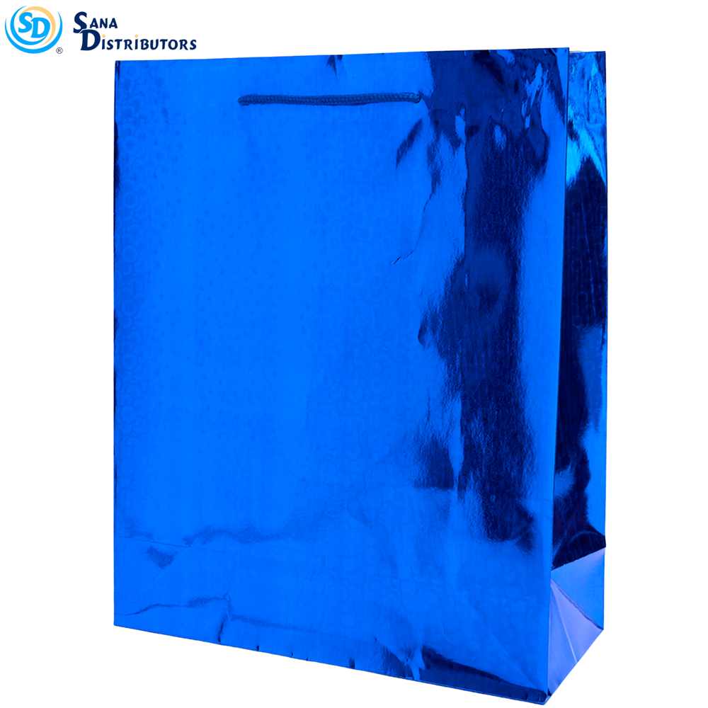 Shiny Gift Bags - Large - Assrtd.clrs 12pcs ($0.84 per Unit)