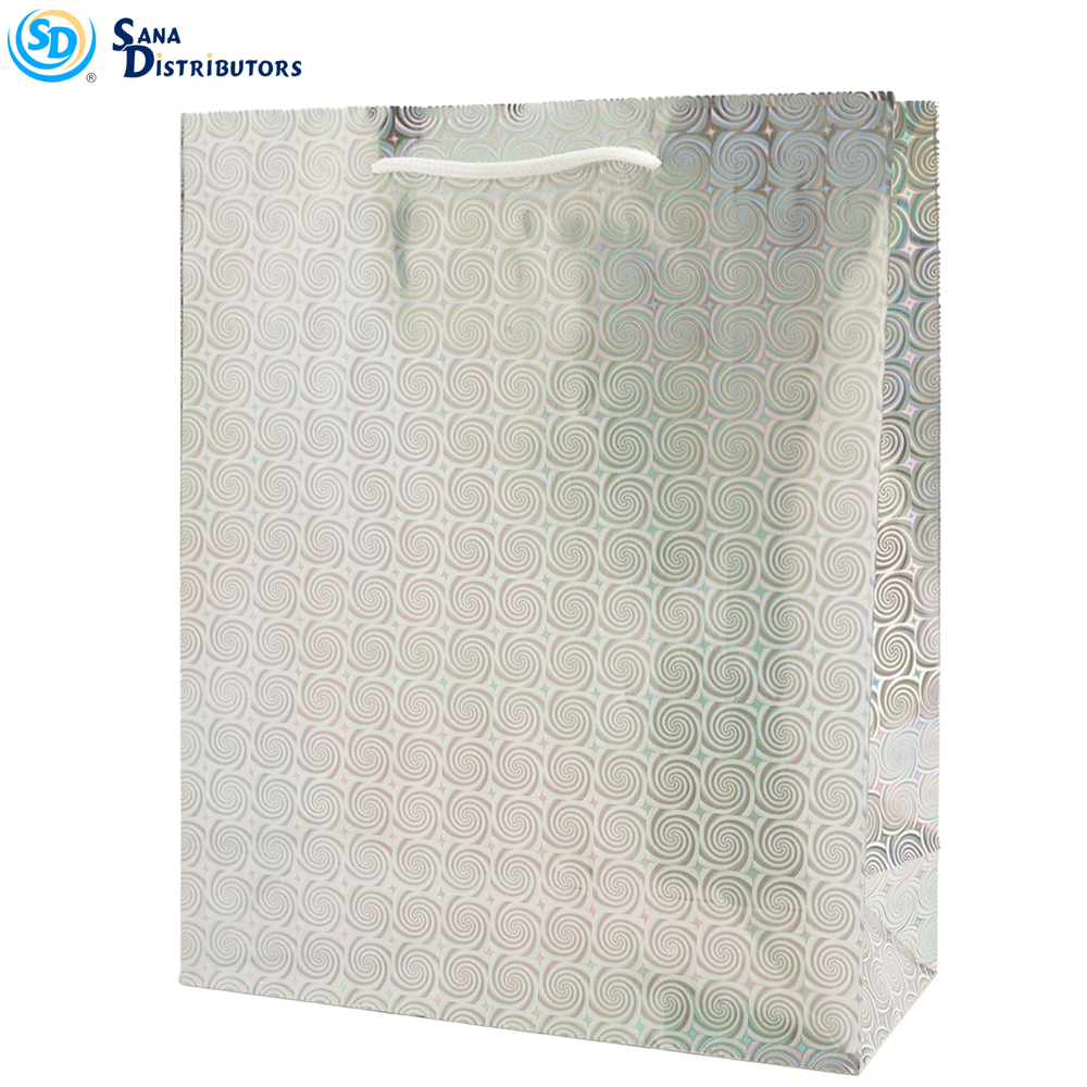 Gift Bags Shiny Assorted M 12"x10"X4" 12pcs ($0.58 per Unit)