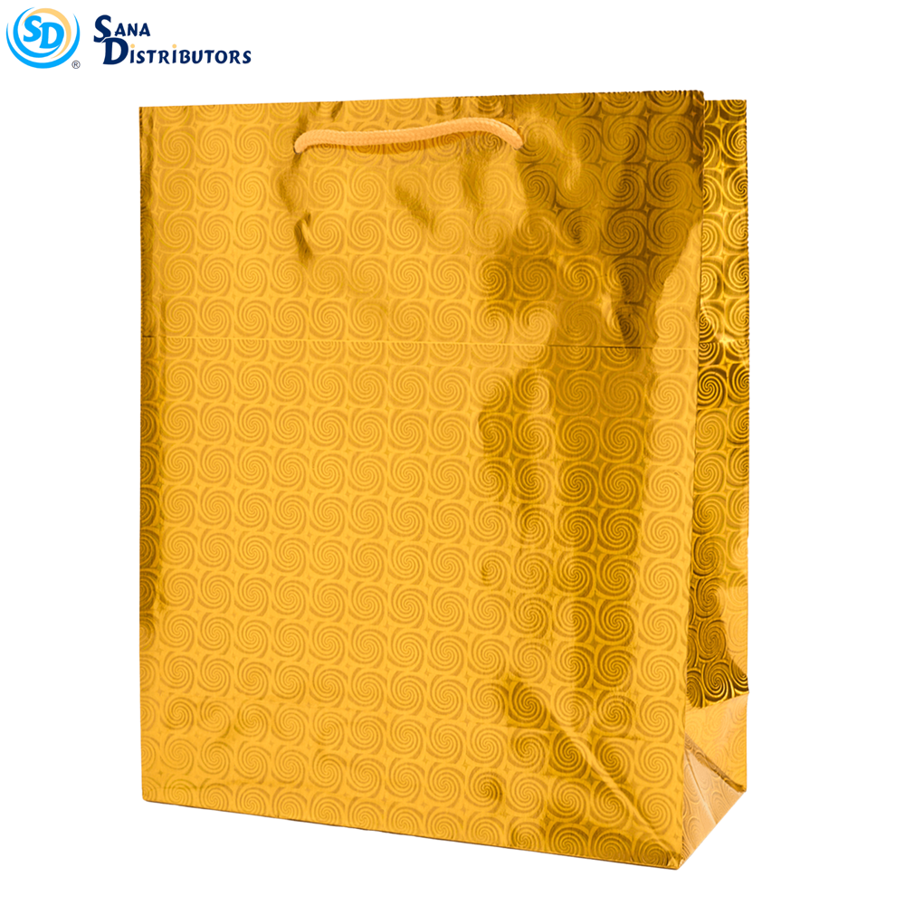 Shiny Gift Bags - Extra Large - Assrtd.clrs 12pcs ($1.49 per Unit)