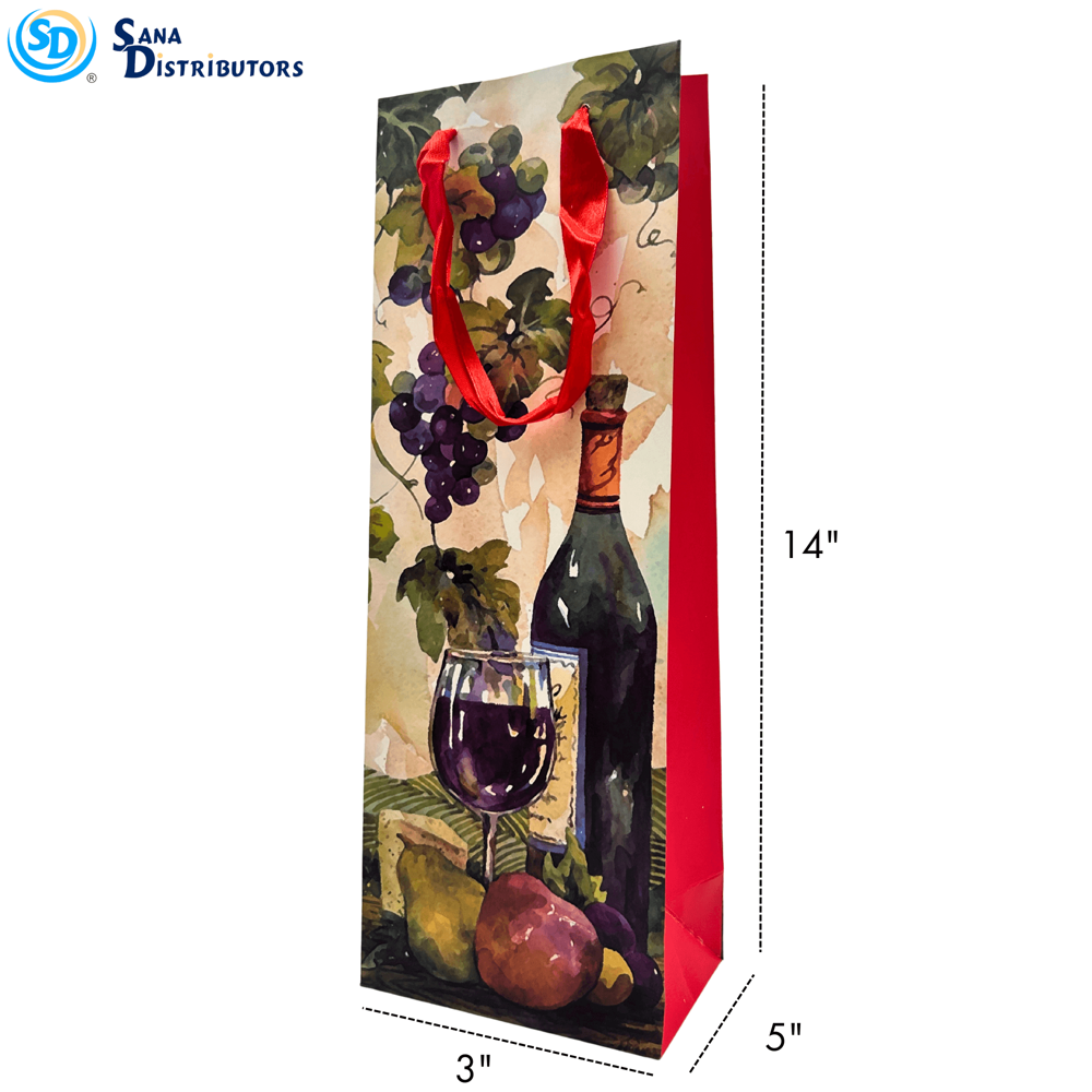 Gift Bags - Wine Bottle 12pcs ($0.65 per Unit