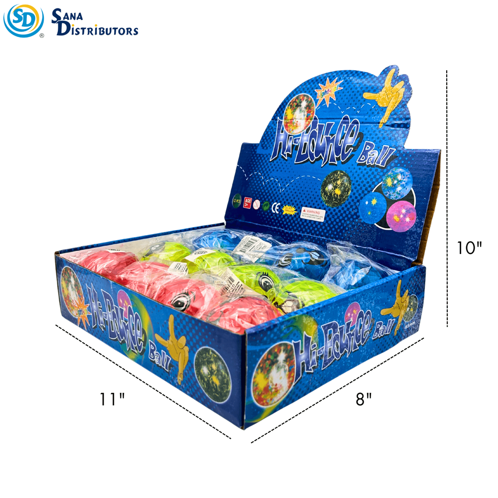 Light Up Bouncy Ball 12pcs ($1.08 per Unit)
