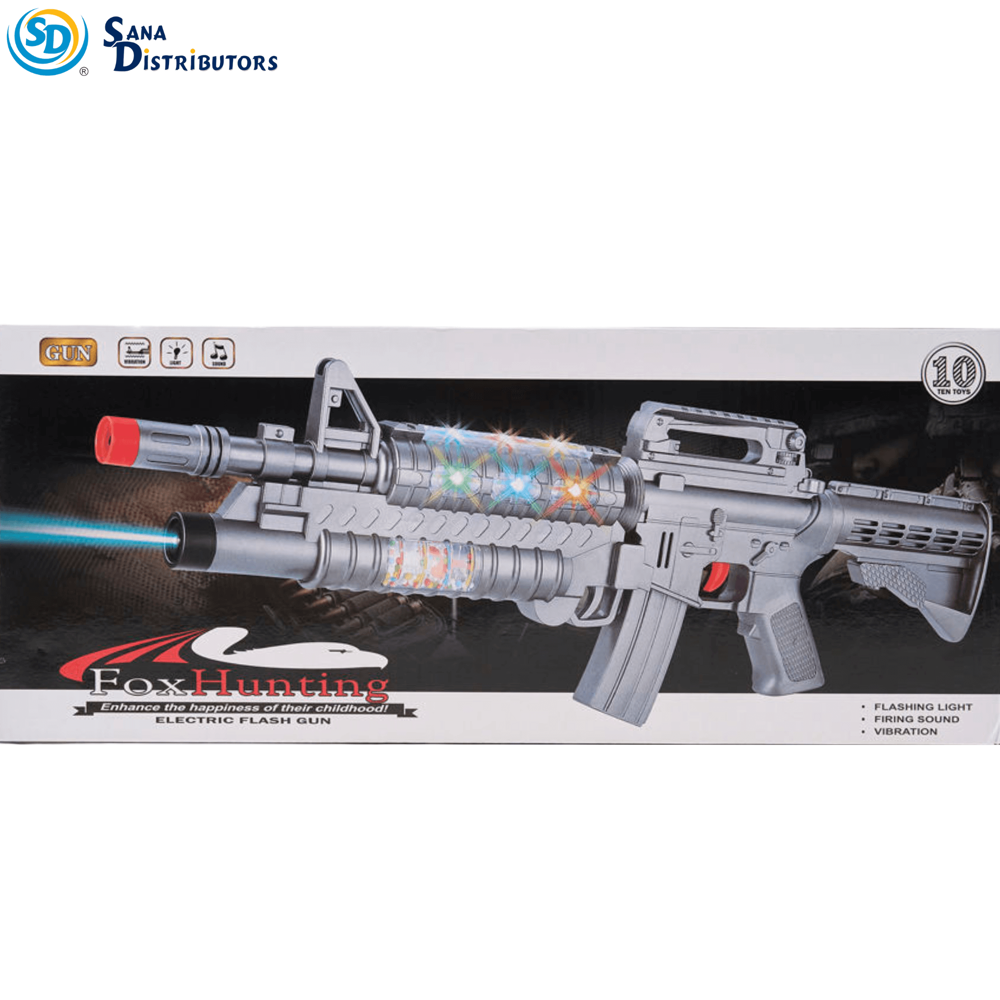Toy Gun with Flashing Light [22" x 6"]