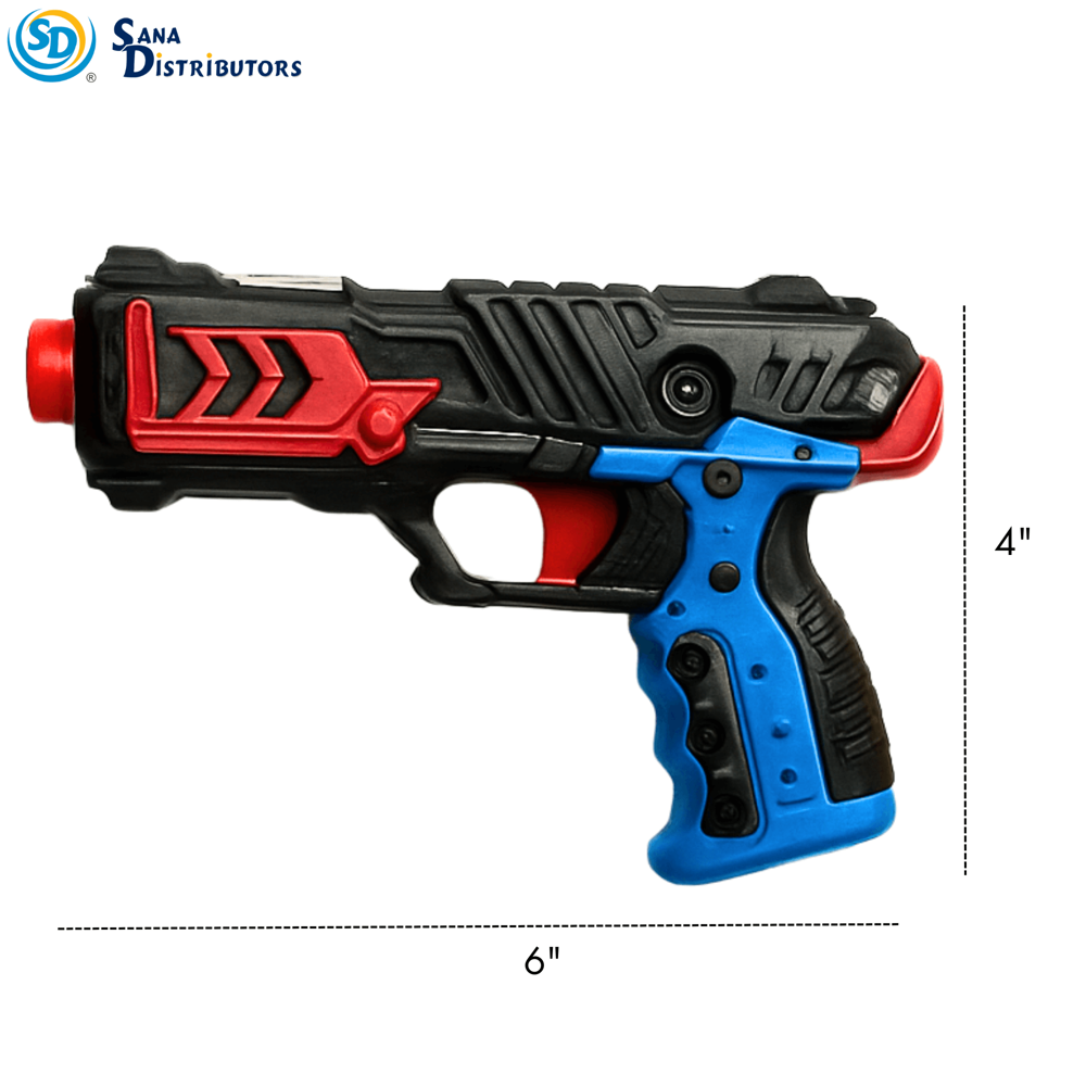 Toy Gun W/ Soft Bullets 8"