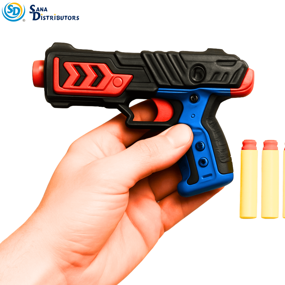Toy Gun W/ Soft Bullets 8"