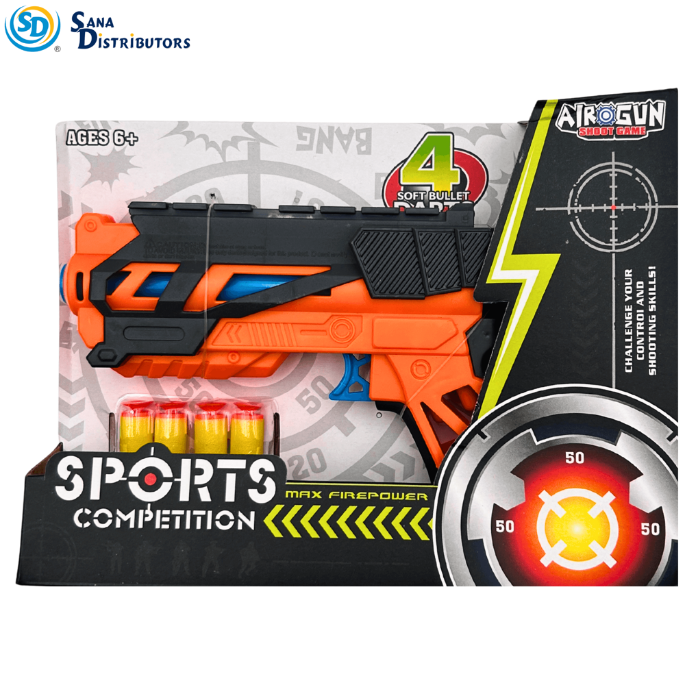 Toy Air Gun with 4 Soft Bullets