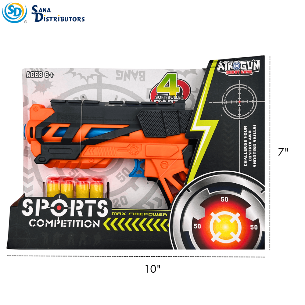 Toy Air Gun with 4 Soft Bullets