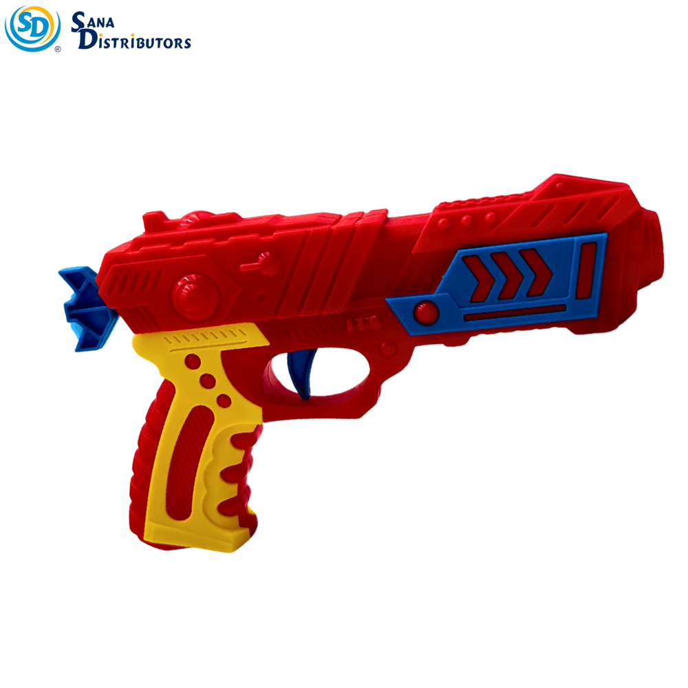Toy Gun W/ Soft Bullets - Assorted Colours