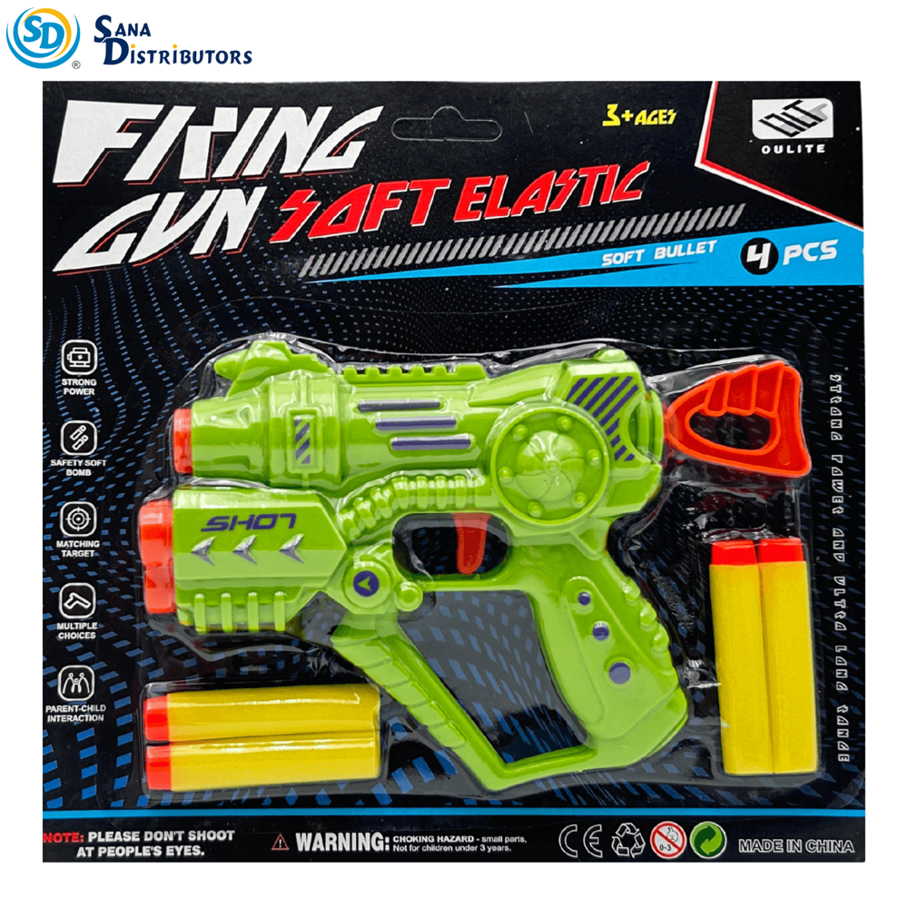 Toy Gun with 4 Soft Bullets