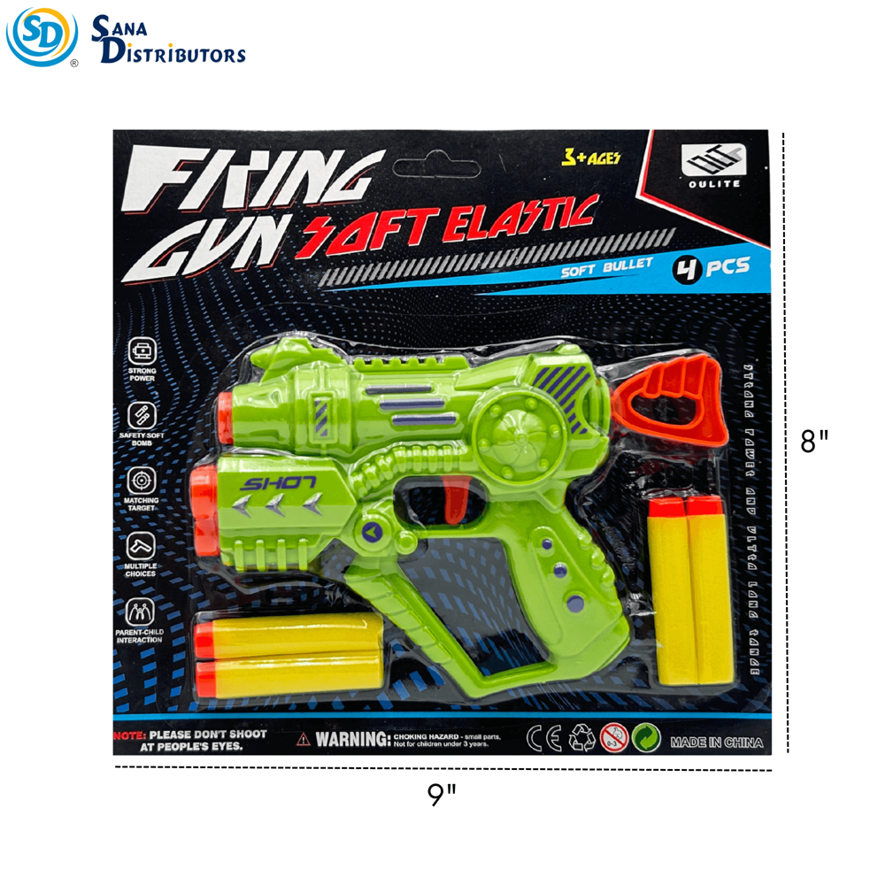 Toy Gun with 4 Soft Bullets