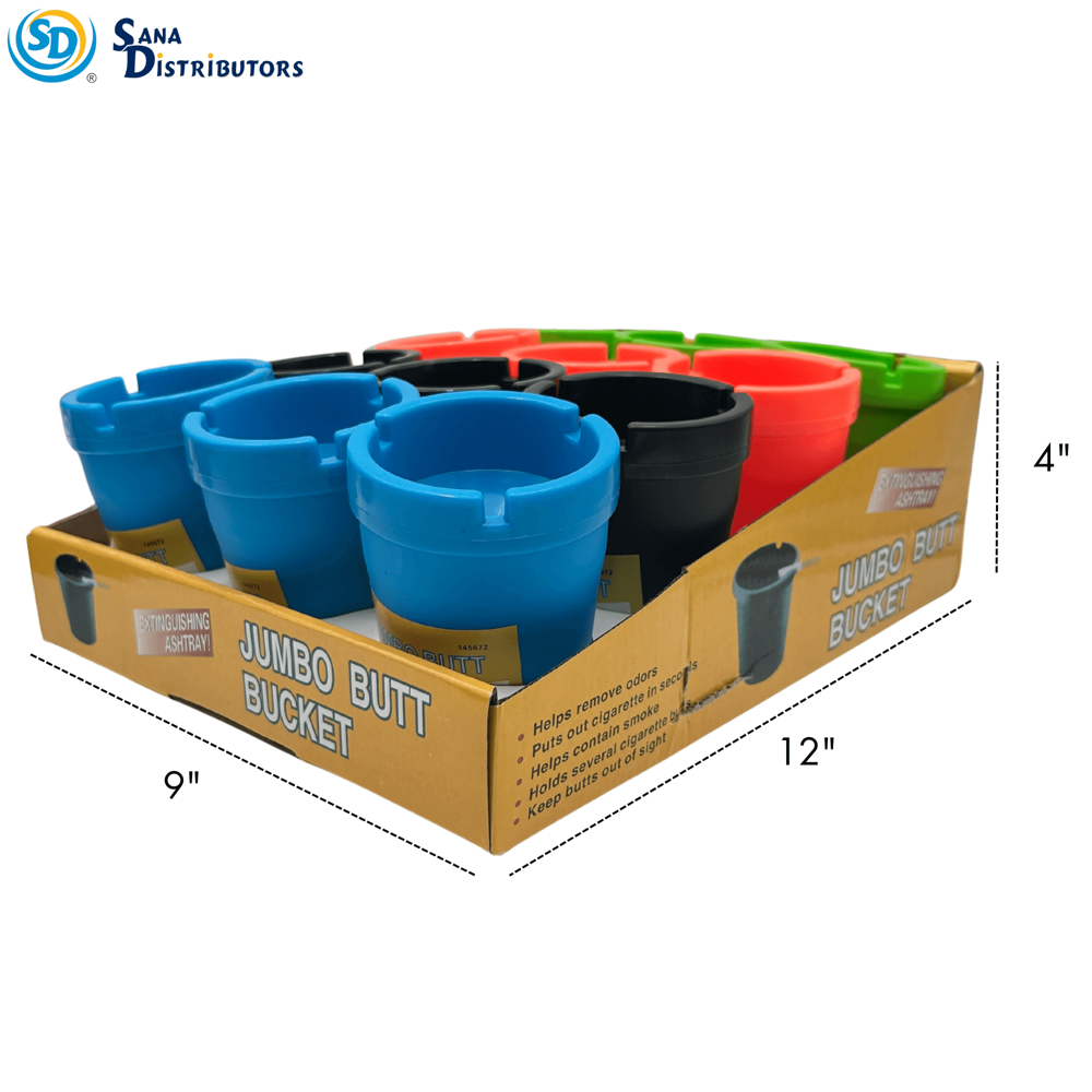 Butt Bucket Ashtray 12pcs ($14.99 for 12pcs)