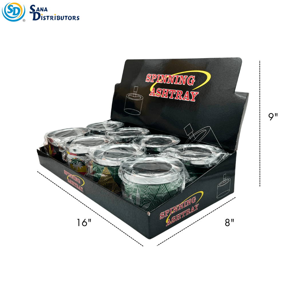 Metal Spinning Ashtray 8pcs ($31.92 for 8pcs)