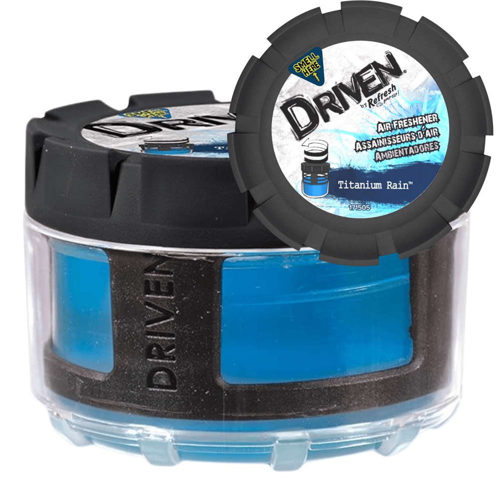 Driven Car Freshener Gel – Titanium Rain 85 g