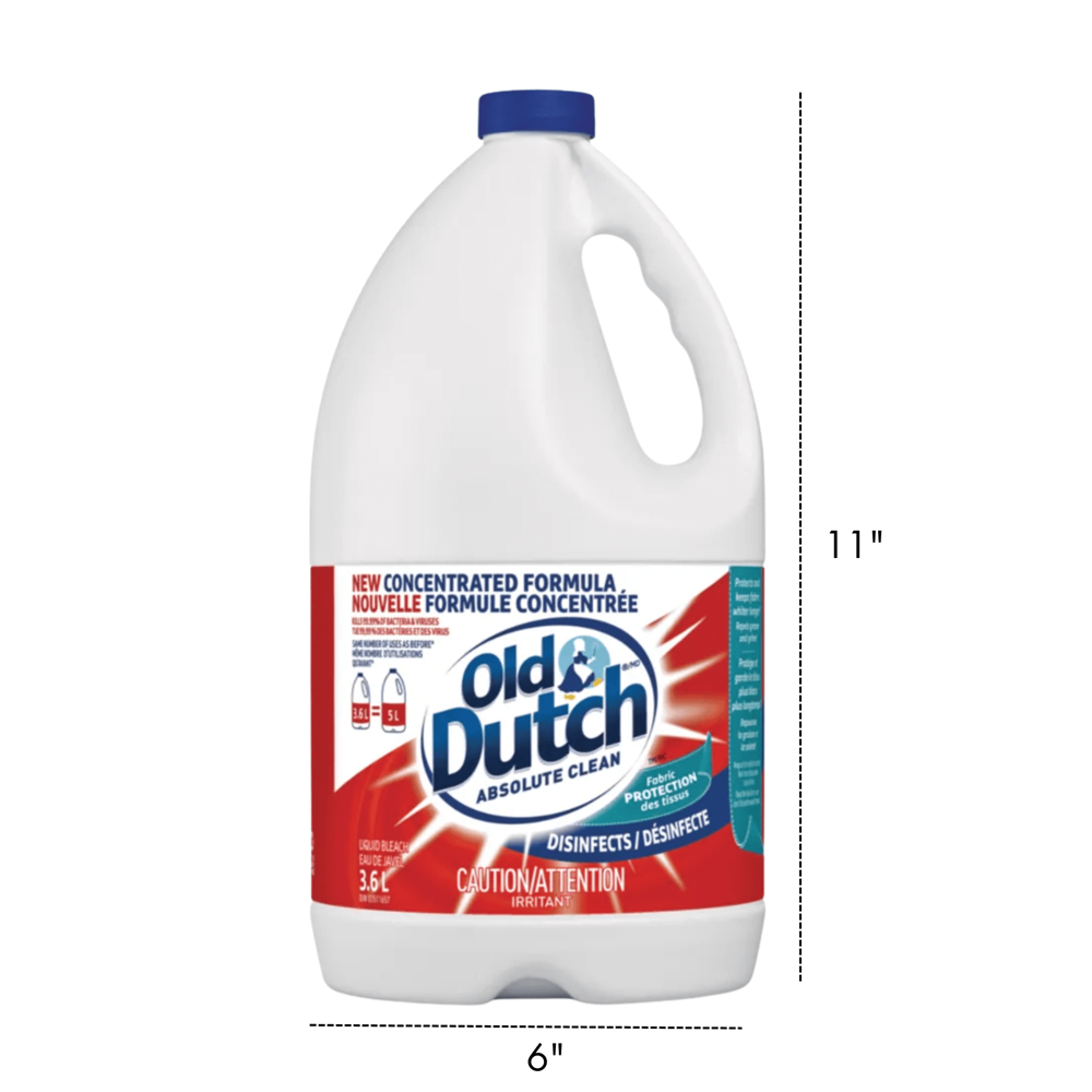 Old Dutch Absolute Clean Bleach 3.6 L ($26.94 for Case of 6)