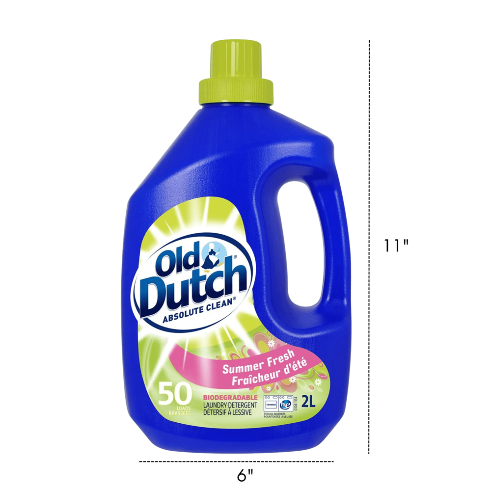 Old Dutch Laundry Det. Summer Fresh 2 L 50lds ($17.94 for Case of 6