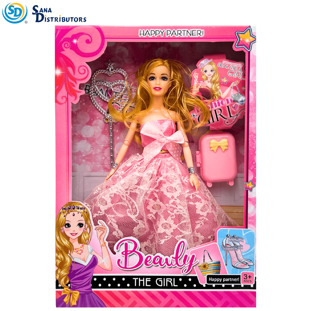 Princess Doll Set 3pcs 12"