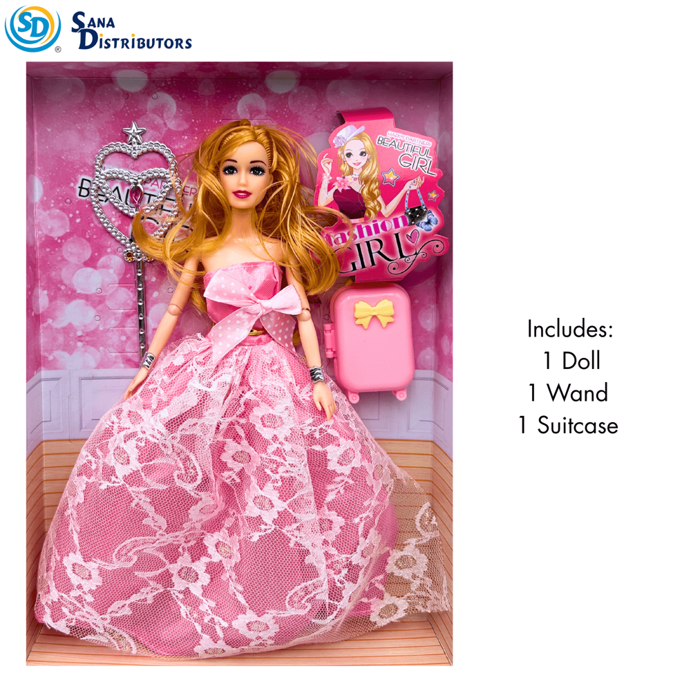 Princess Doll Set 3pcs 12"