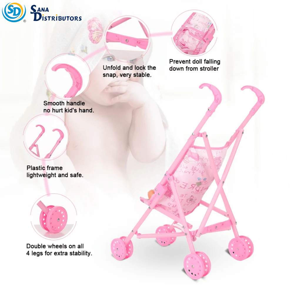 Baby Doll Stroller 22"