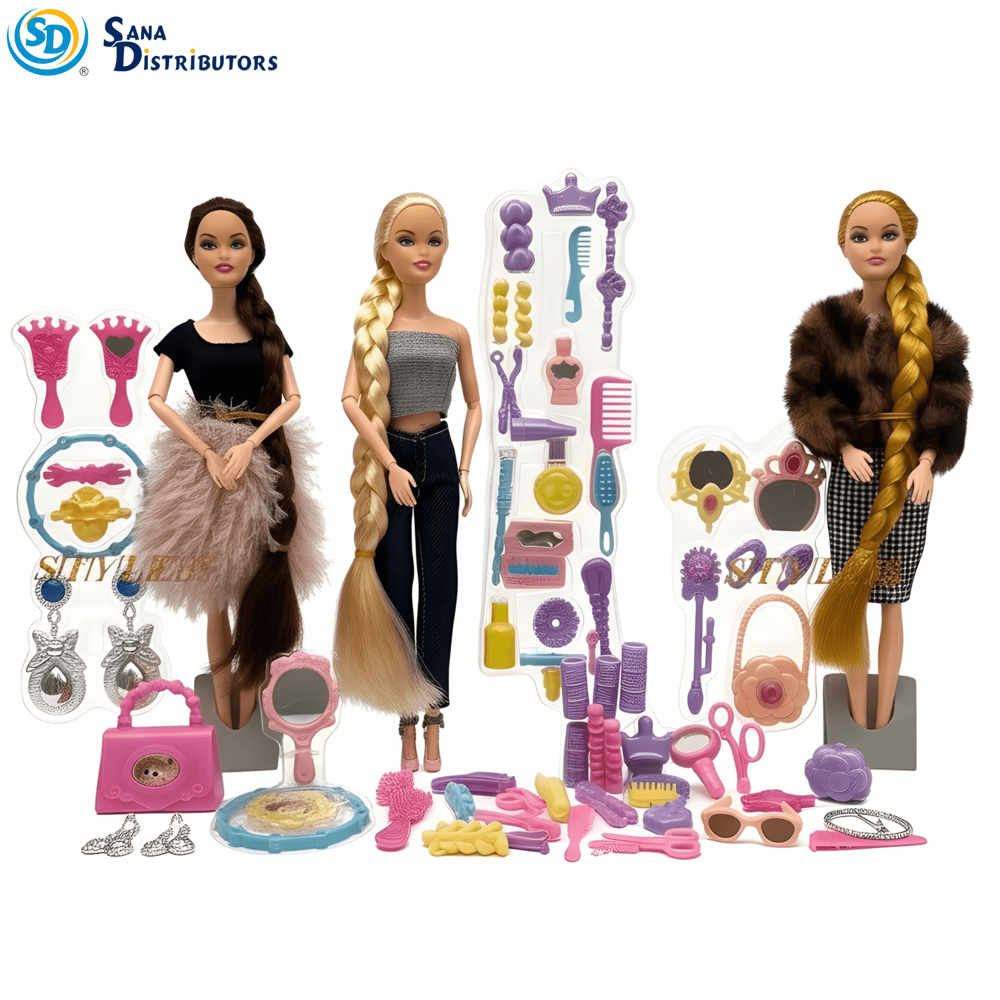 Beauty Girl - Fashion Dolls 3pcs ($5.99 per Unit)
