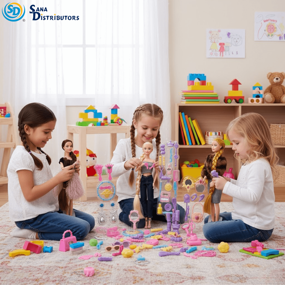 Beauty Girl - Fashion Dolls 3pcs ($5.99 per Unit)