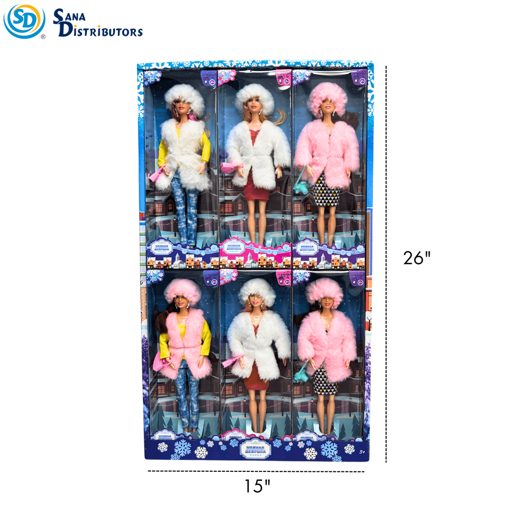 Beauty Dolls 6pcs ($5.99 per Unit)