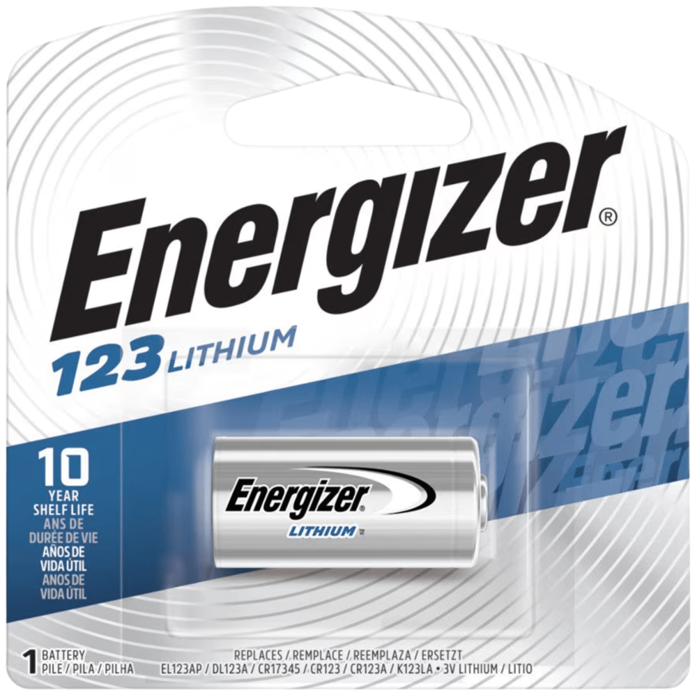 Energizer 123 Lithium Battery 3v [Exp: 2033]