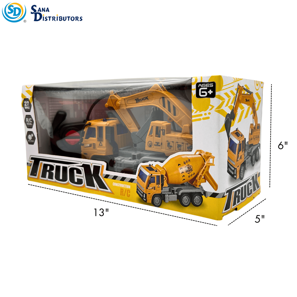 Rc Construction Truck [12" x 4" x 6"]